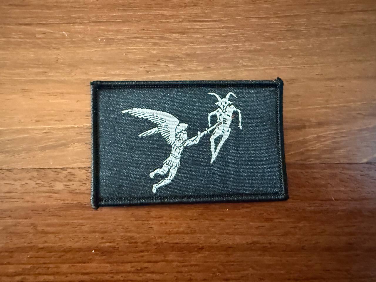 Russian Archangel Michael vs Demon Badge - Military Patch