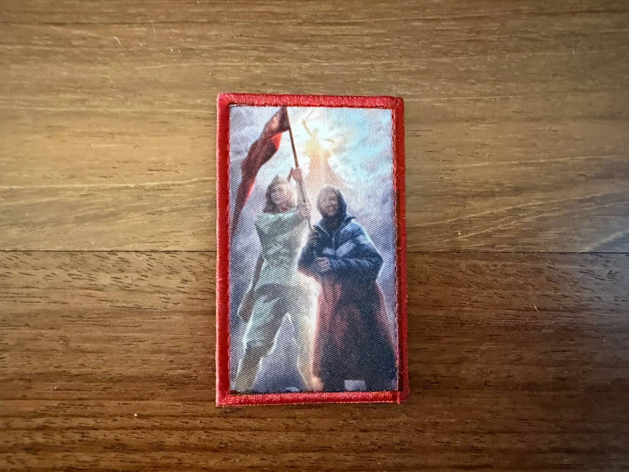 Russian Patriotic Soldier & Monk Badge - Military Patch