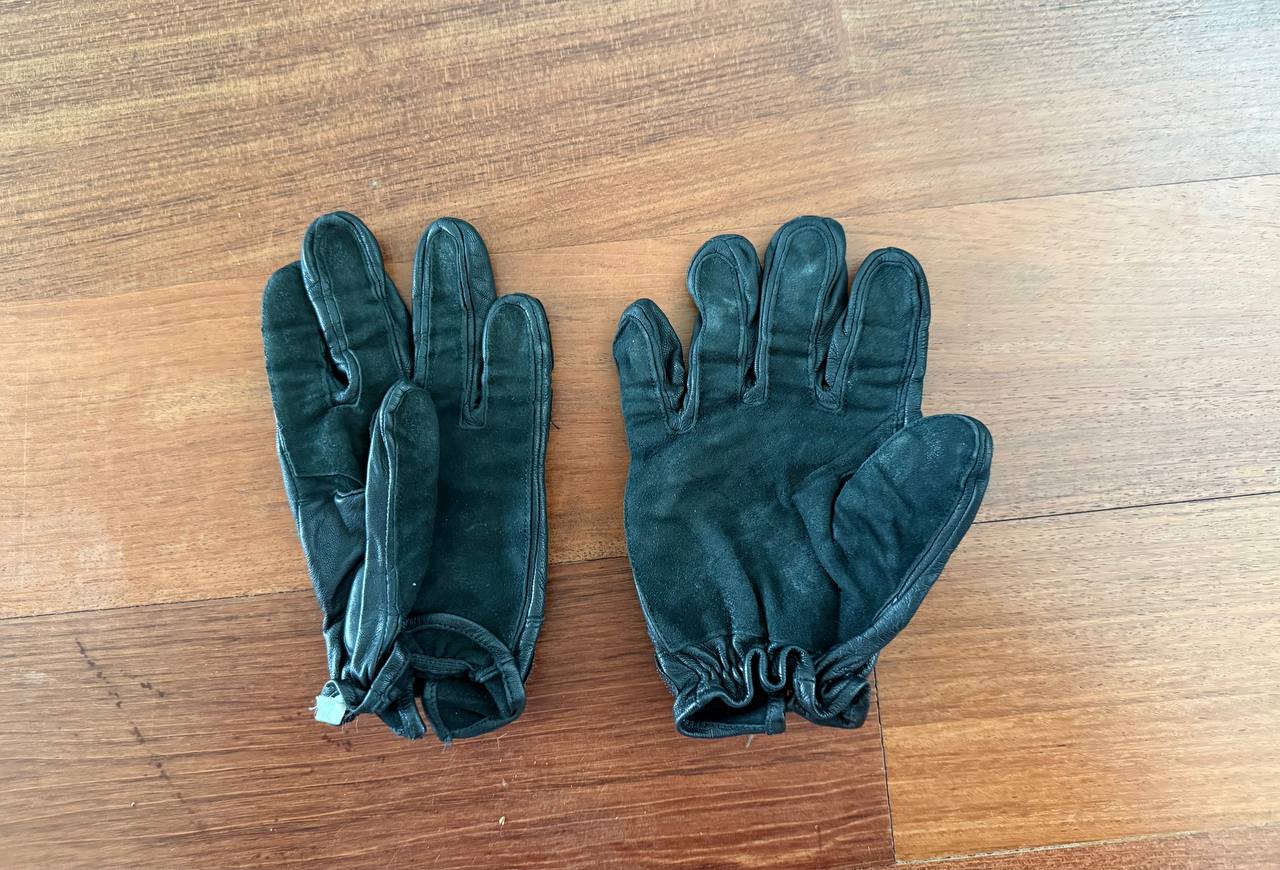 Used Russian 6sh122 Tactical Ratnik Gloves (Size 22, Black)