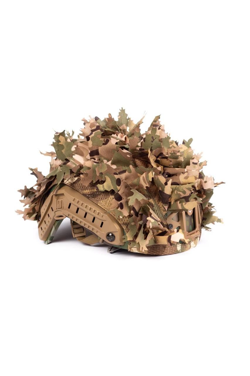 Russian Multicam Helmet Leaf Cover