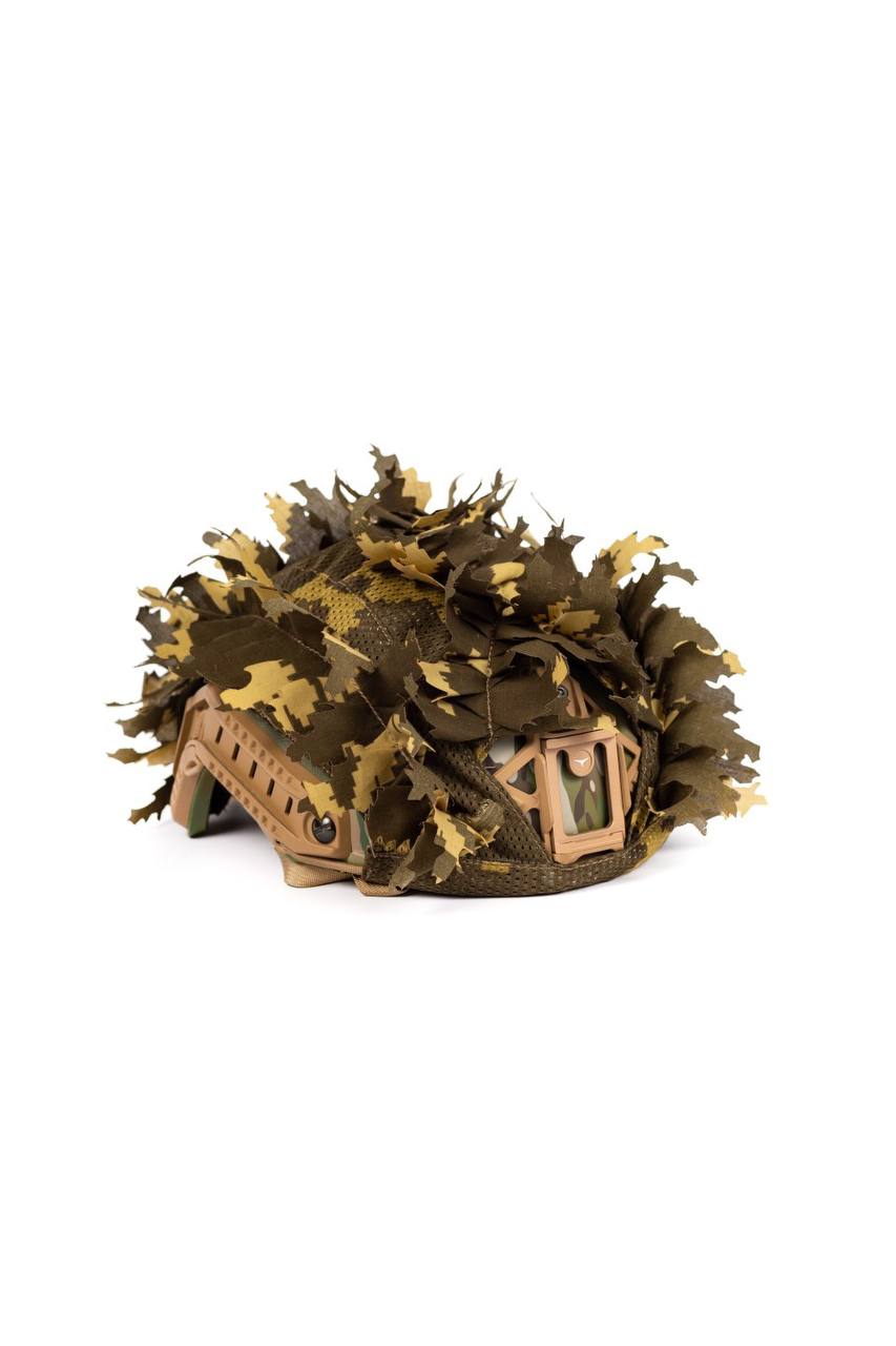Russian Gold Berezka KLMK Helmet Leaf Cover