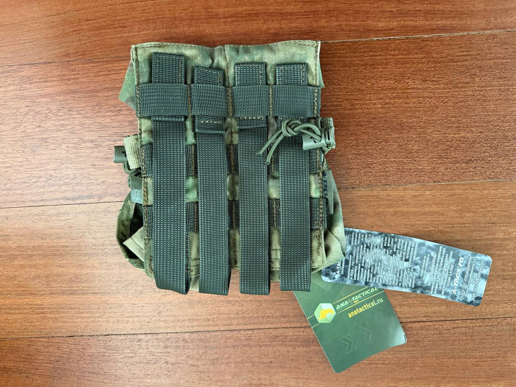 Russian Ana Tactical 4-Cell Magazine Pouch - ATACS FG / Moss Camo - MOLLE