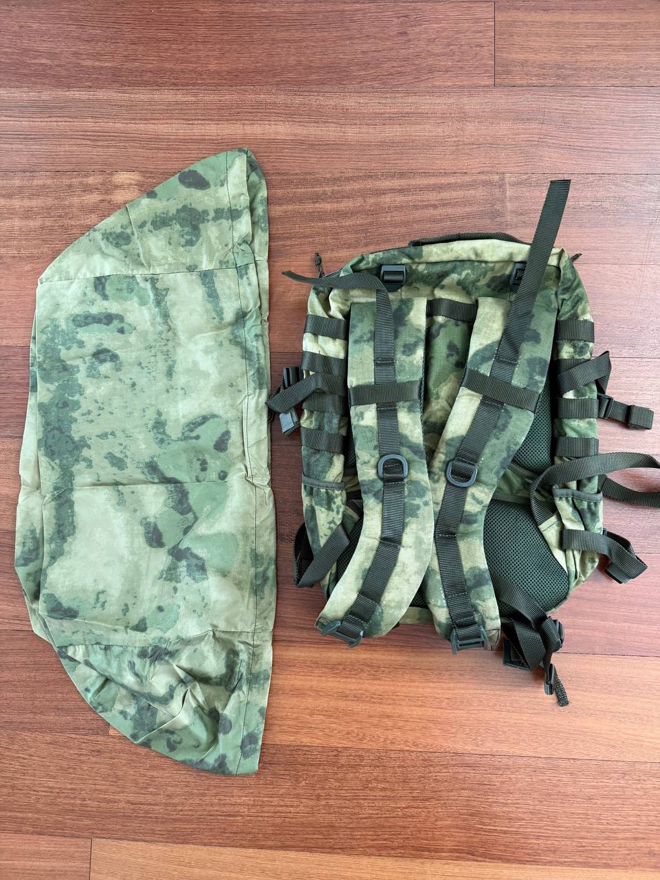 Russian BSHF 30L ATACS/Moss Camo Raid Backpack with Cover