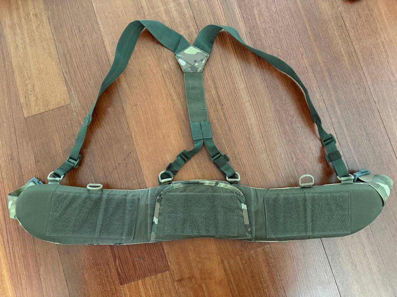 Russian SSO "VOIN" Tactical Belt & Suspenders - Multicam Size M