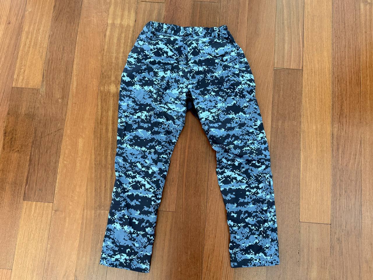 Russian FSIN/MVD Summer Uniform Pants - Digital Blue DOT Camo, Size 54-4
