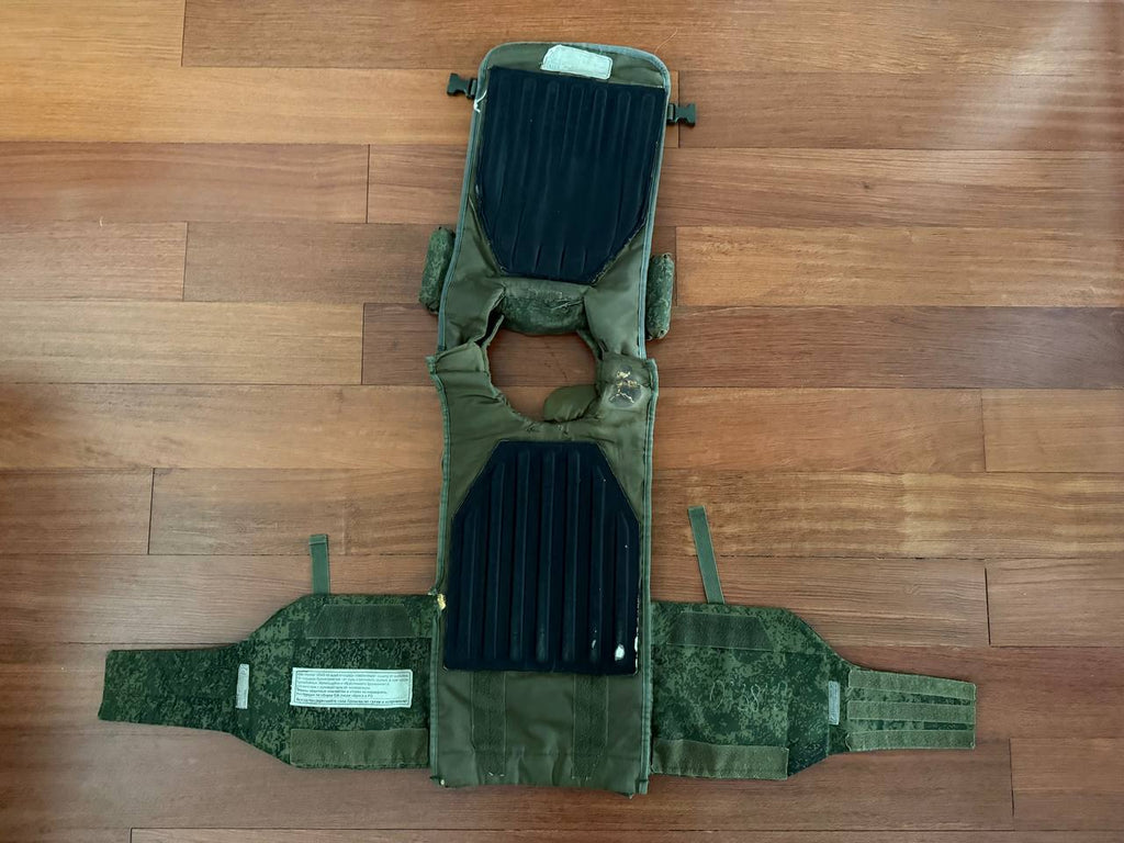 Russian Tekhinkom 6B45 Vest – Size 2 with Aramid Soft Inserts (USED)