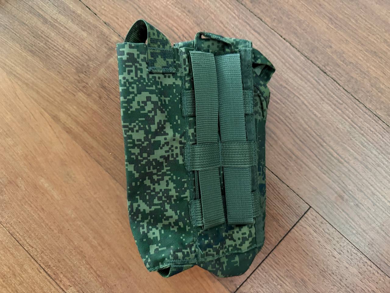 Russian Left-Handed Tekhinkom AK Dual Magazine Pouch with ROP Flare Pouch