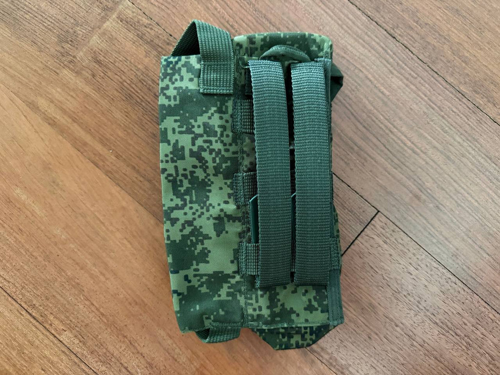 Russian Left-Handed Tekhinkom AK Dual Magazine Pouch with ROP Flare Pouch