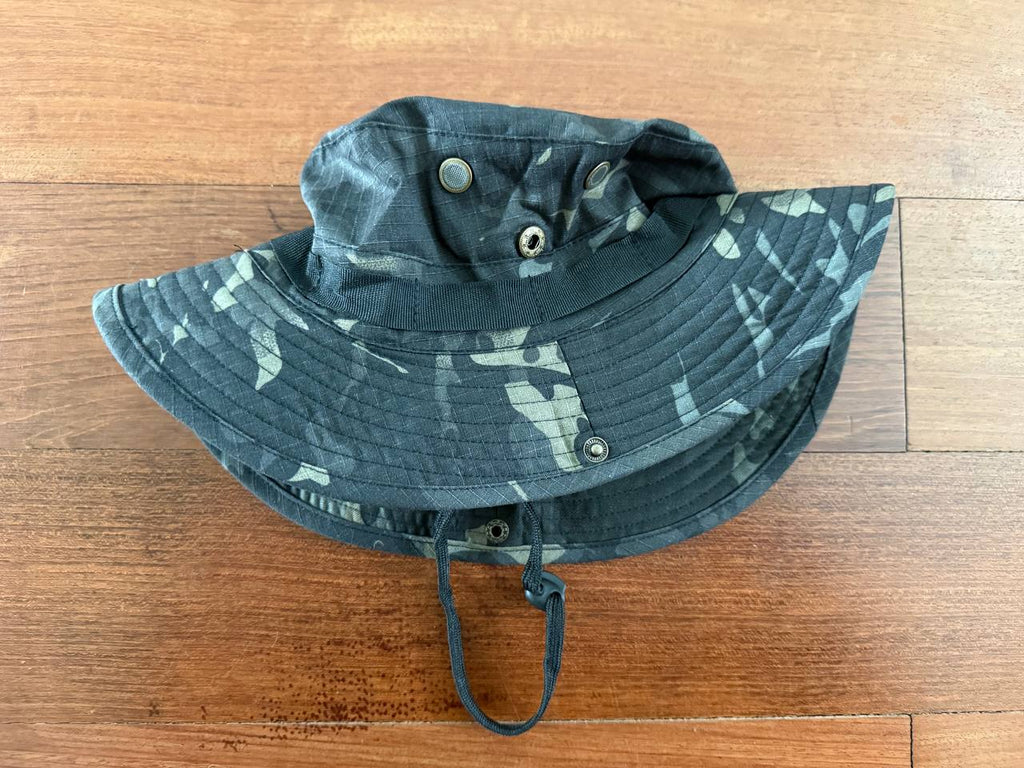 Russian Boonie Hat / Panama - MultiCam Black Camo Size 57-60