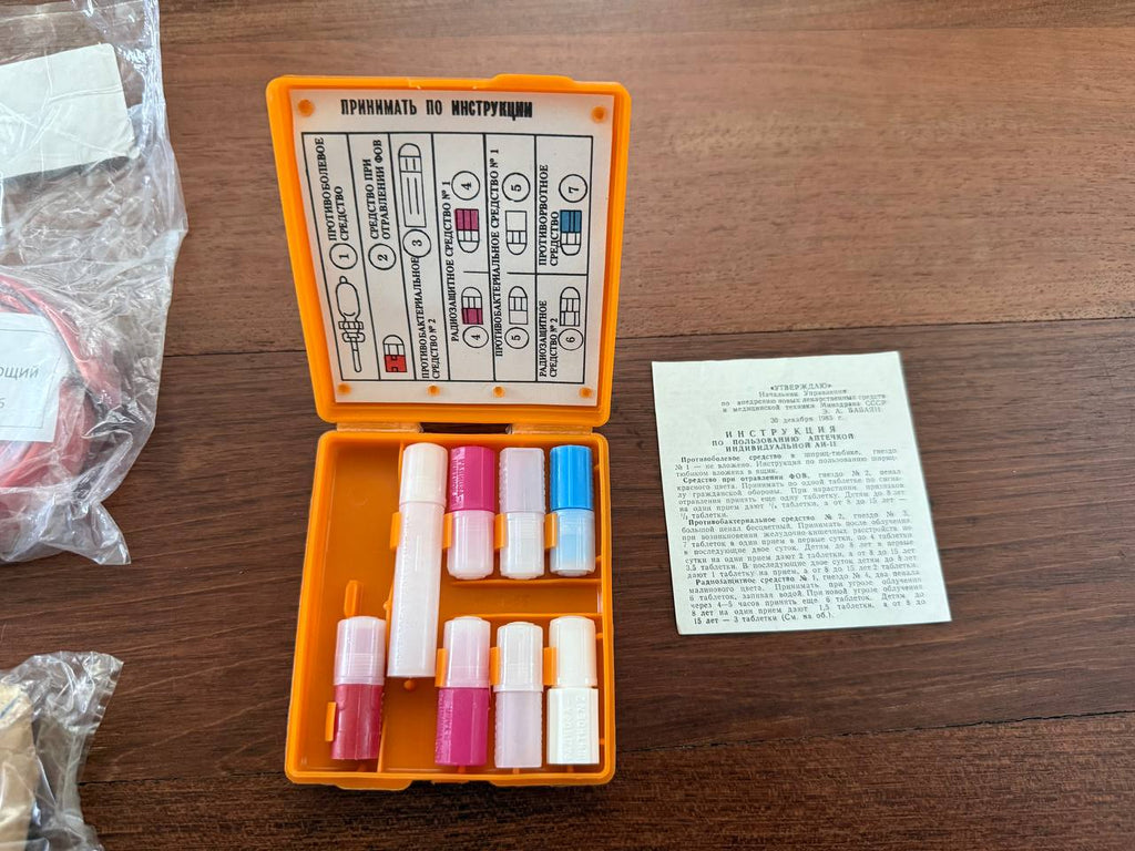 Soviet Russian Medical Kit Set