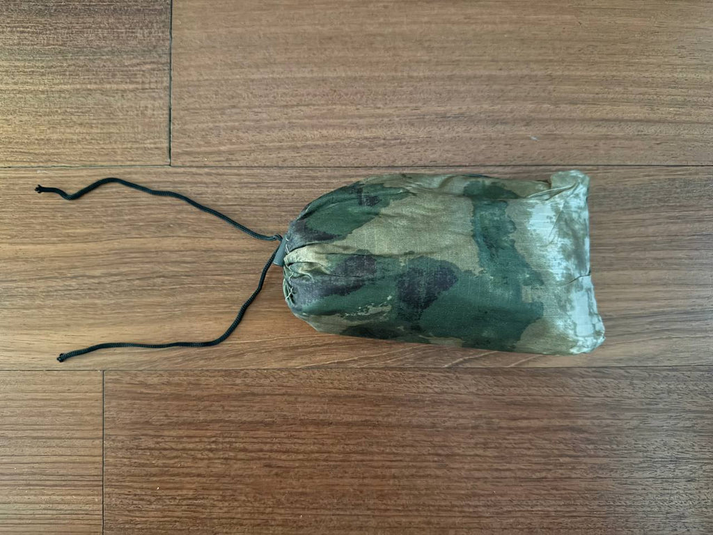 Russian Military Waterproof Poncho Raincoat - A-TACS FG Moss Camo