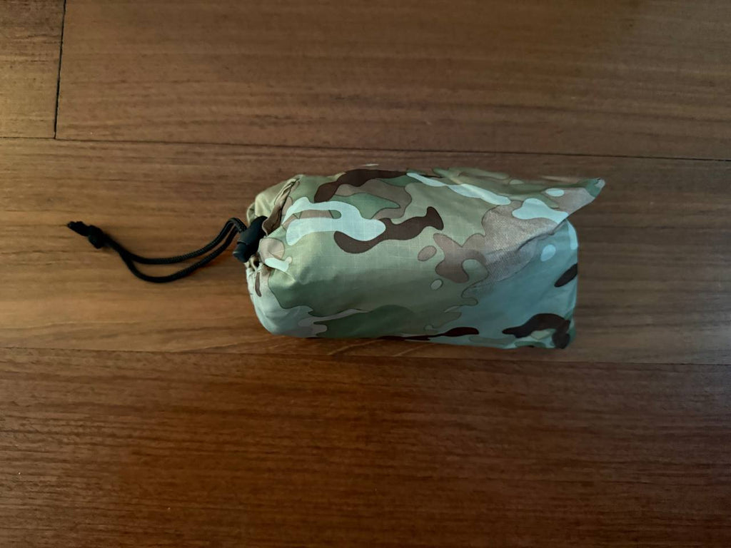 Russian Military Waterproof Poncho Raincoat - Multicam Camo