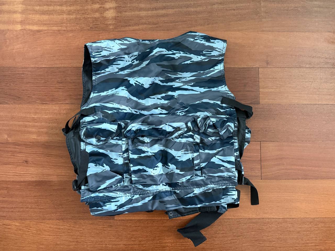 Russian OMON Tactical Vest Blue Tiger (Kamysh) Camo