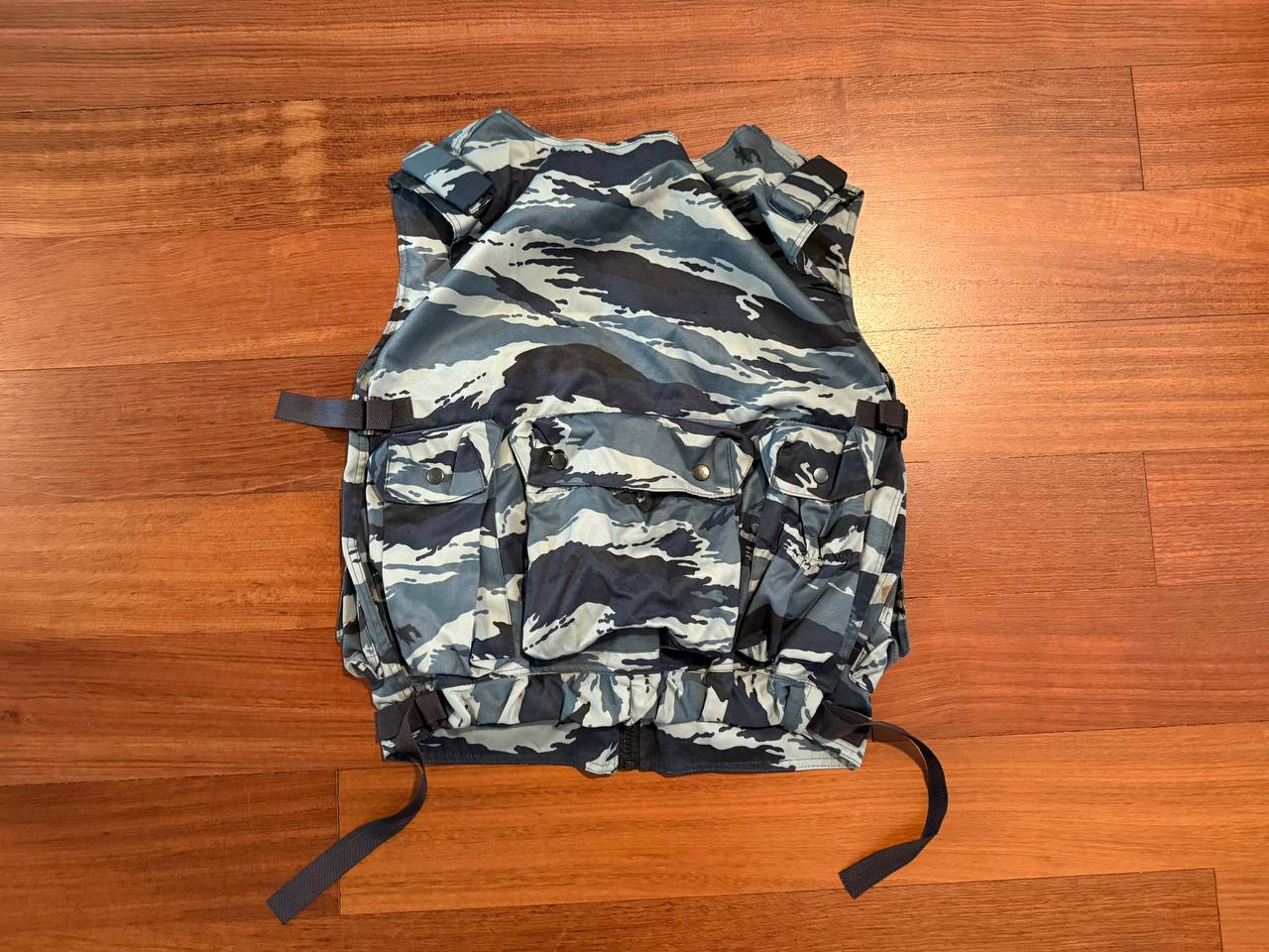Russian ANA V-V-1 OMON Tactical Vest Blue Kamysh (No Label)