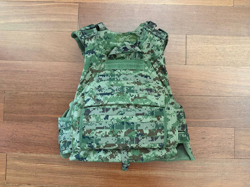 SRVV Alpha Surpat Vest - Full Set w/ Soft Armor + 4 AR500 Level III Plates