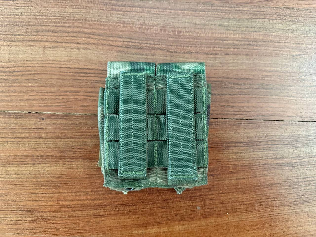 Russian SSO Double 40mm Grenade Pouch - A-TACS FG Camo