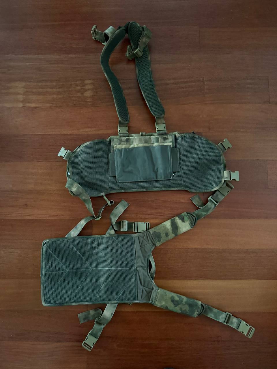 Russian MBC "TT" Tactical Chest Rig with Back Panel - Atacs-FG/Moss Camo