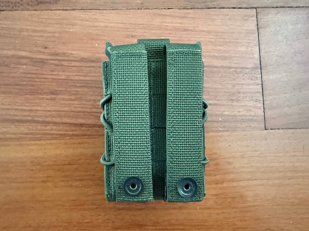 Russian ANA Tactical AK + Pistol Mag Pouch - Open Top - Olive Camo
