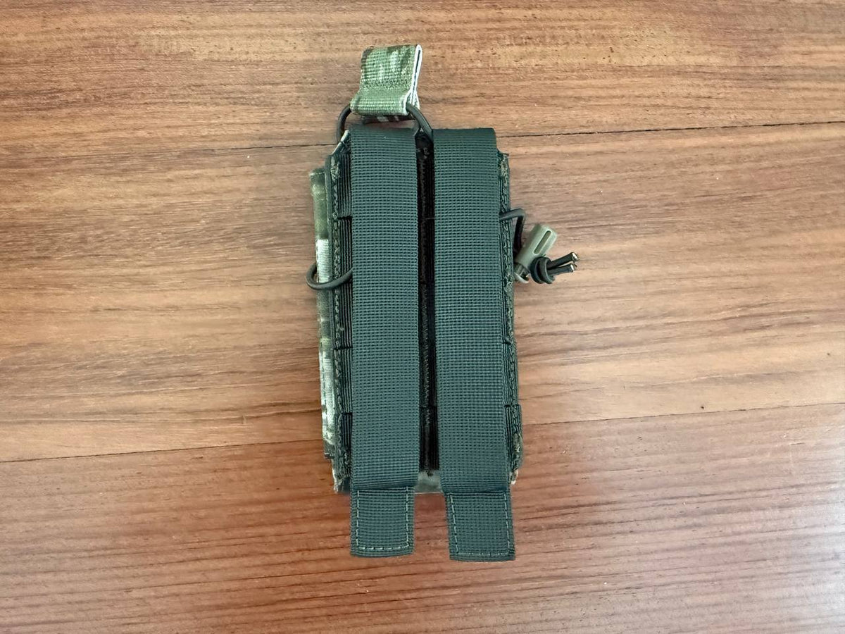Russian UR-Tactical Single Open AK Pouch - Atacs IX Camo