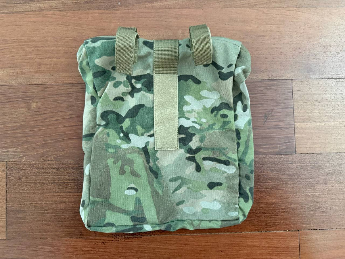 Russian JTech Mk2 Multicam Dump Pouch - FSB Alpha Vympel Recon Spetsnaz SSO MVD in a multicam camouflage pattern, designed for tactical use and durability.