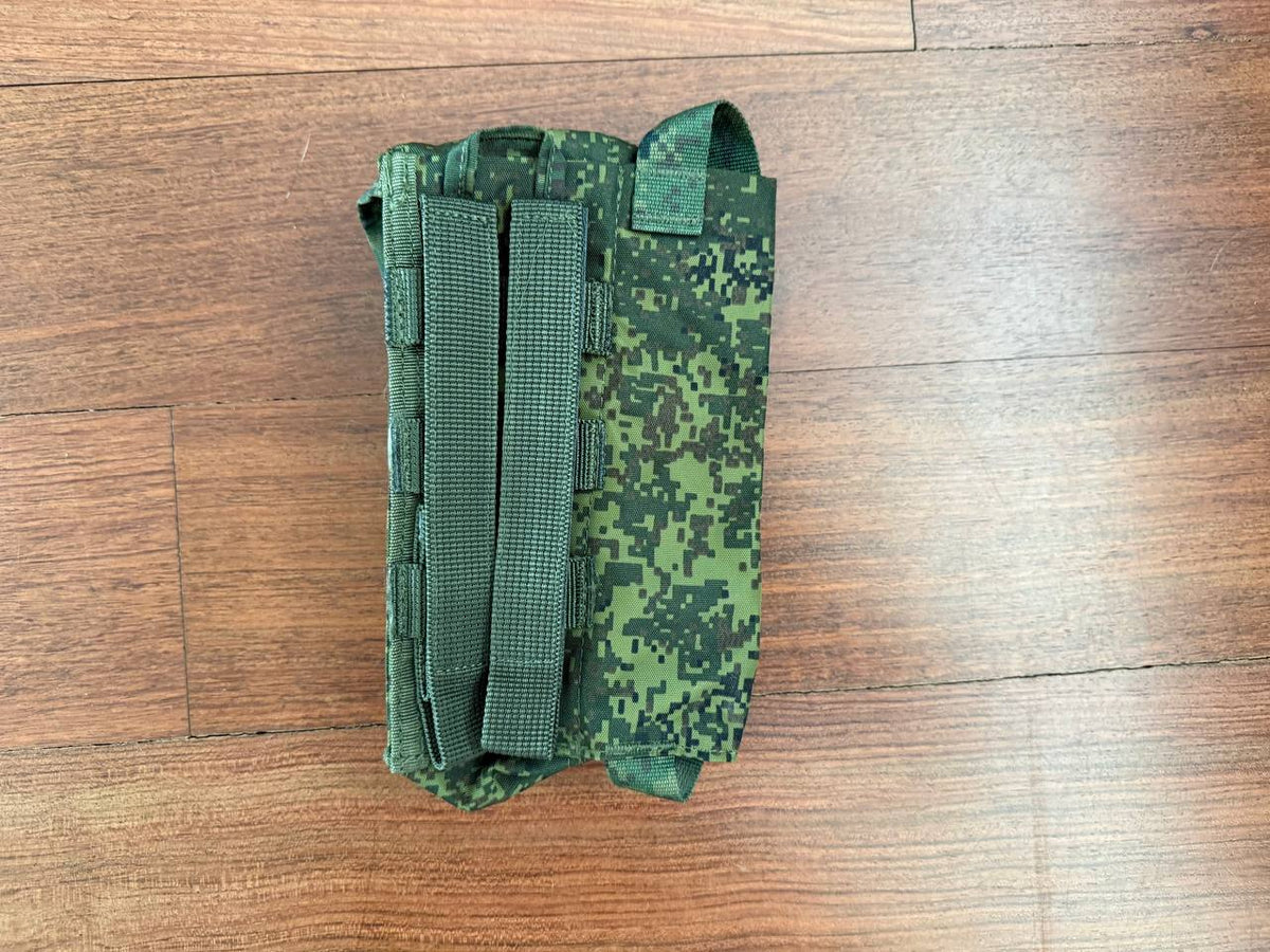 Russian Triada-Tko Right-Handed AK Dual Maga Pouch with ROP Flare Pouch - EMR