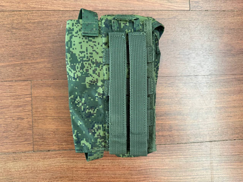Russian Triada-Tko Left-Handed AK Dual Maga Pouch with ROP Flare Pouch - EMR