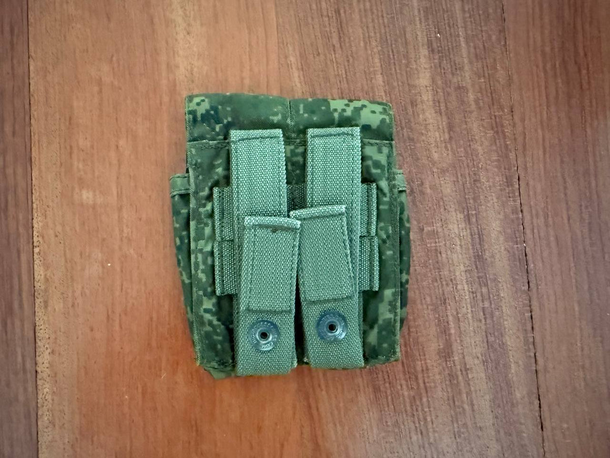 Russian Wartech Double Pistol Mag Pouch - EMR Digital Flora