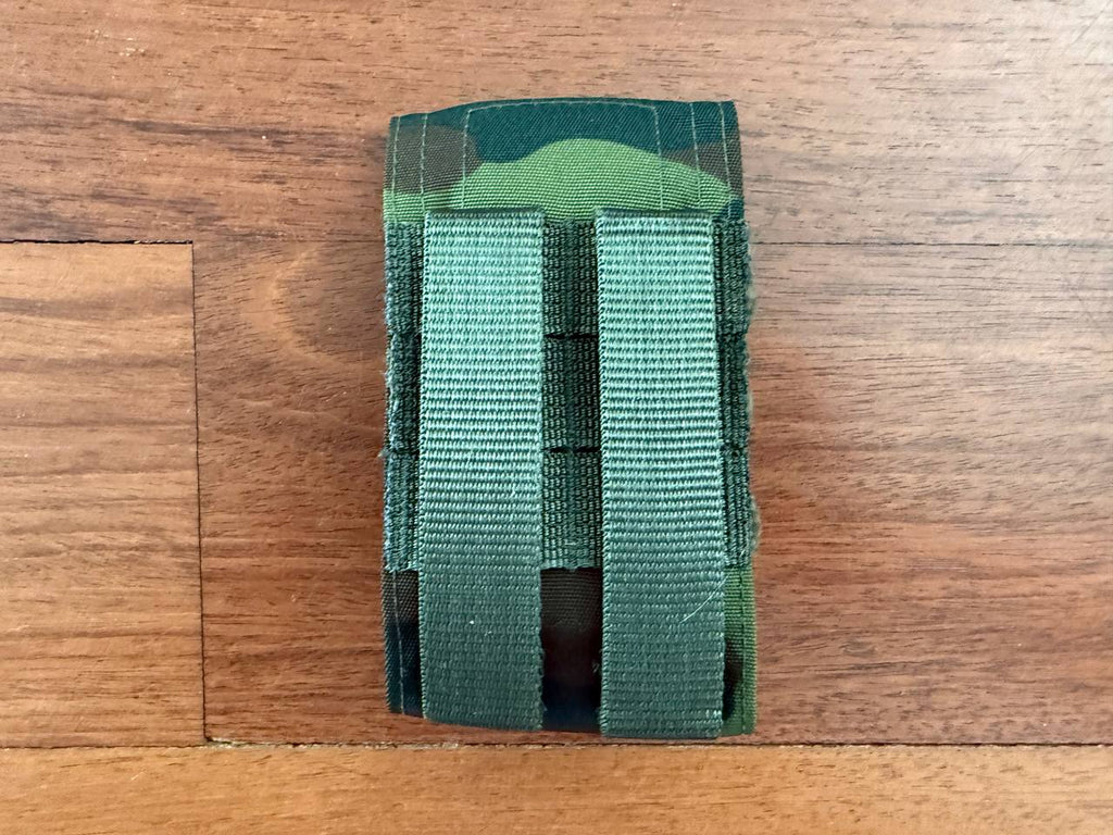 Russian Tactical Folding Ammo Pouch - Woodland Camo