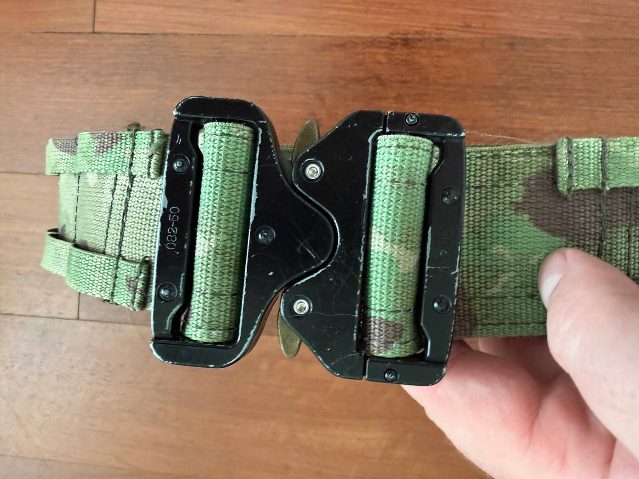 (USED) Russian Wartech TV-108 Tactical Belt 110cm - A-TACS FG Camo