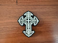 Russian Orthodox Cross "Save and Protect" White 80x65mm PVC - Military Patch