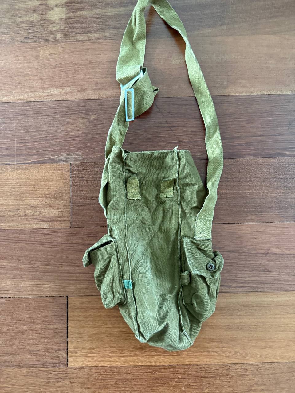 Original USSR Soviet Canvas Gas Mask Bag GP-5 - Olive Khaki