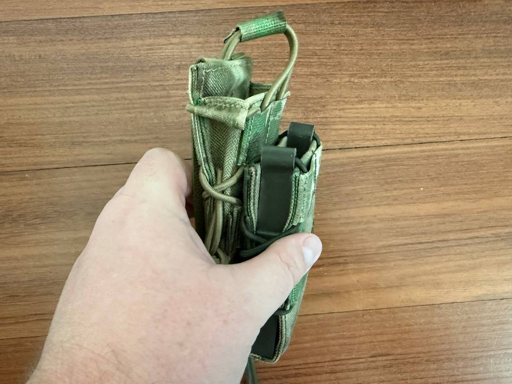 Russian Wartech Double Mag Open Pouch - ATACS FG Camo