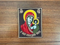 Russian Orthodox Icon "With Her, We Will Defeat Everyone" Military Patch