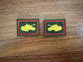 Russian Armed Forces Tank Troops / Armored Corps Collar Patch Pair
