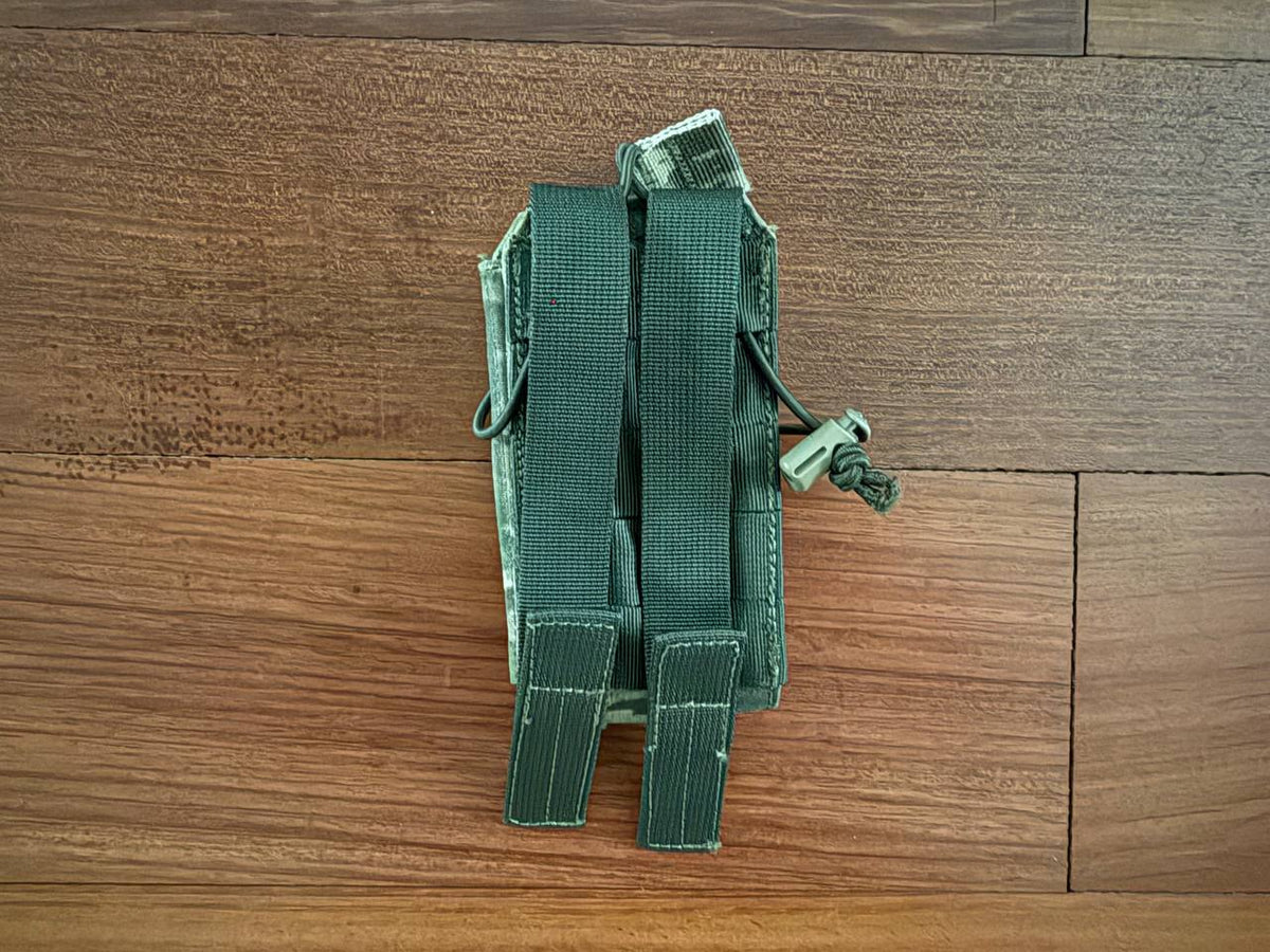 UR Tactical OPS Single Open Top AK Mag Pouch A-TACS IX Camo