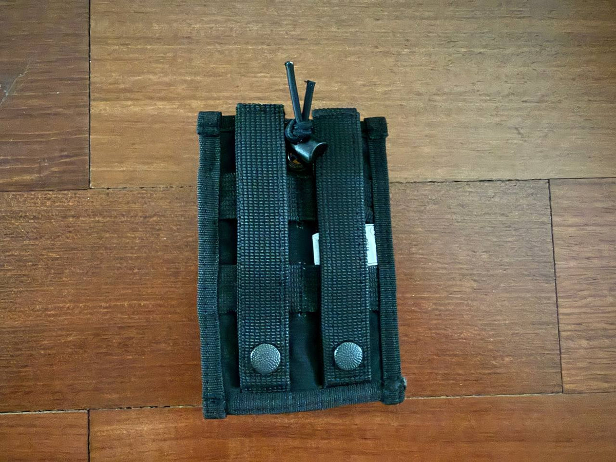 Russian ANA Tactical Radio Pouch MOLLE Black