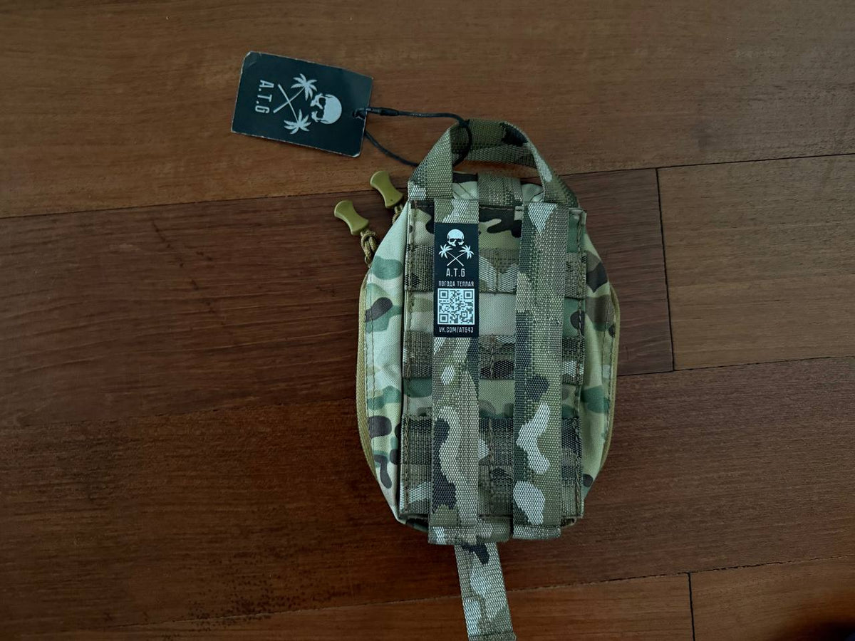 Russian A.T.G. Tactical Rip-Away IFAK Medical Pouch MOLLE Multicam