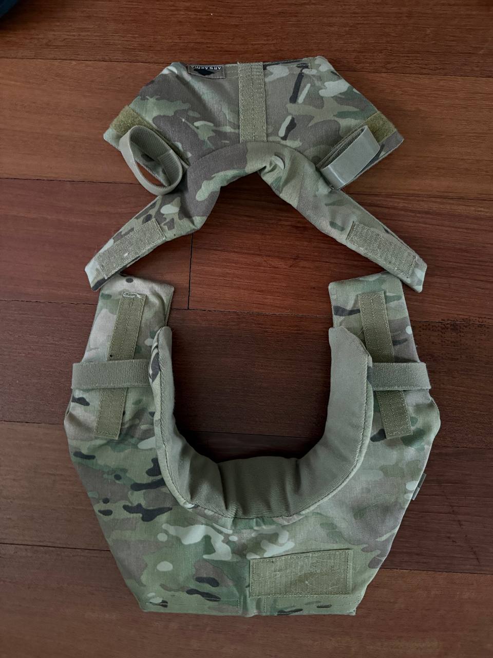 Russian Ars Arma Tactical Neck Protection System Multicam + Soft Armor