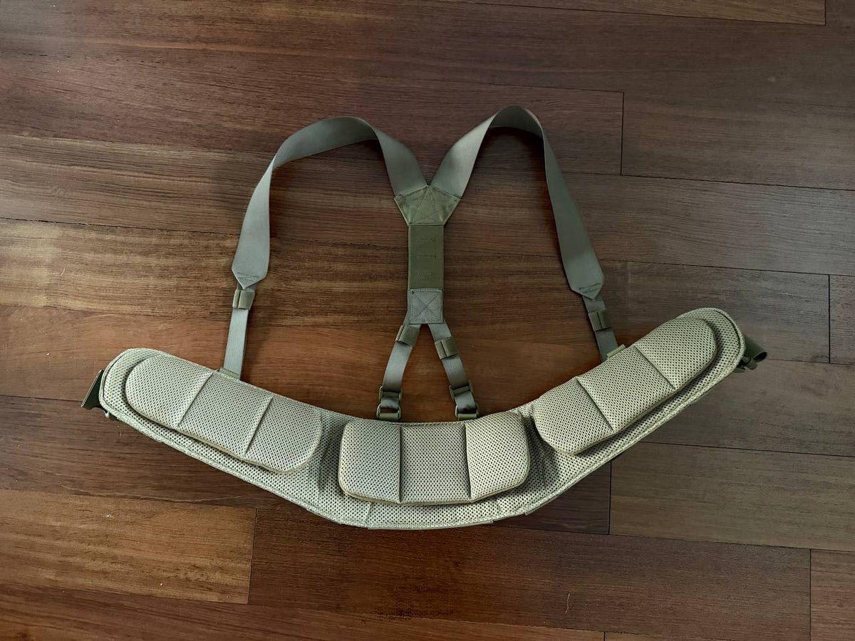 Russian MBC Assault Belt Coyote Color + Suspenders - Size S