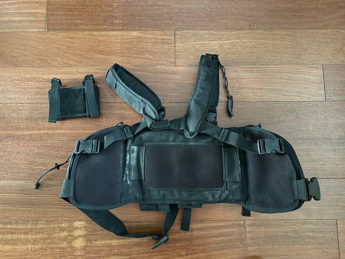 J-Tech MK2 Tactical Chest Rig + Extra Pouches Set - Black