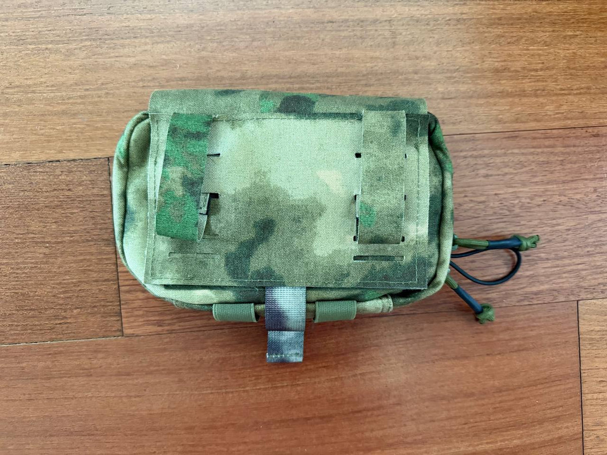 Russian Style Tactical IFAK Medical Pouch A-TACS FG Moss Camo