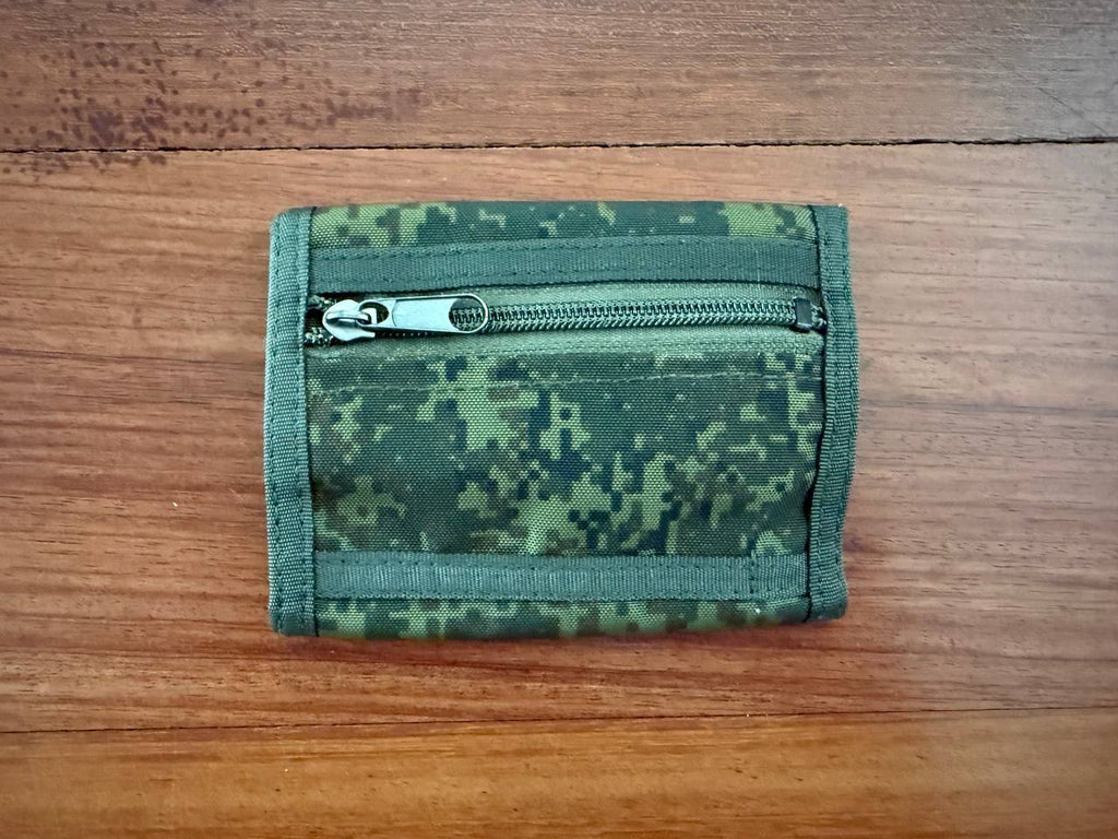 Russian Tekhinkom Trifold Tactical Wallet - EMR Digital Flora Camo