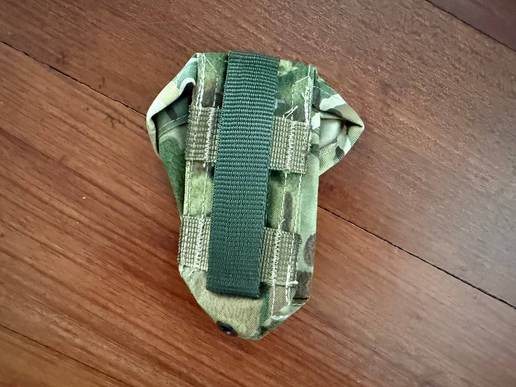 Russian Tekhinkom MultiCam Hand Grenade Pouch with Silent Clip