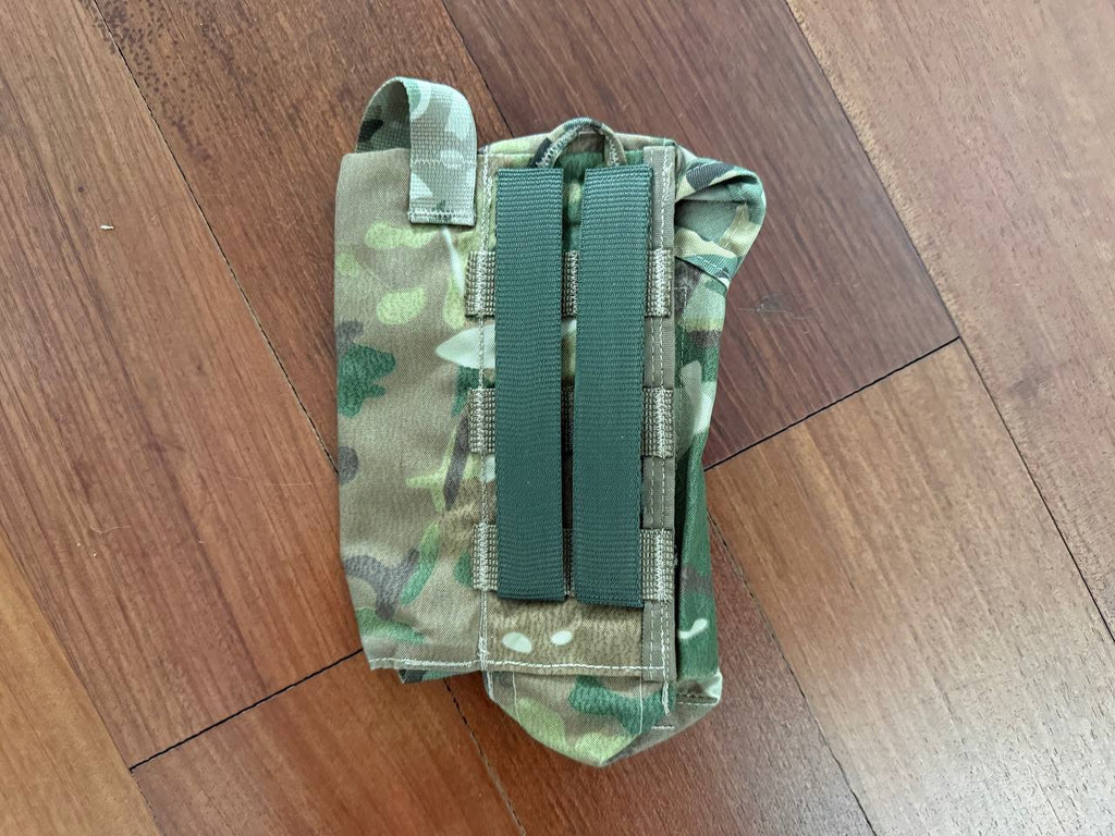 Russian Tekhinkom MultiCam Left-Handed AK 2xMag Pouch w/ROP Flare+Silent Clips