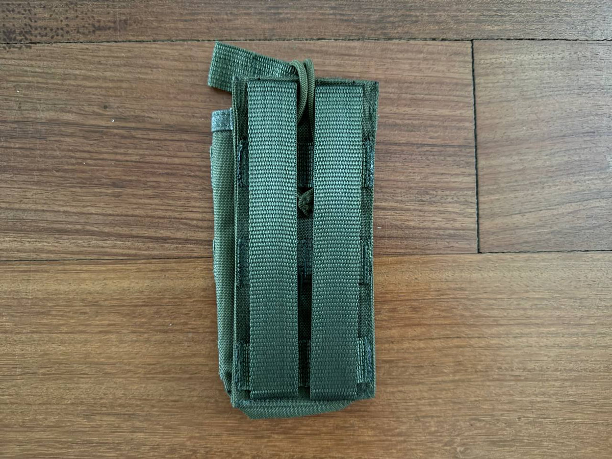 Russian Tekhinkom Open-Top Single AK Magazine Pouch Olive Green