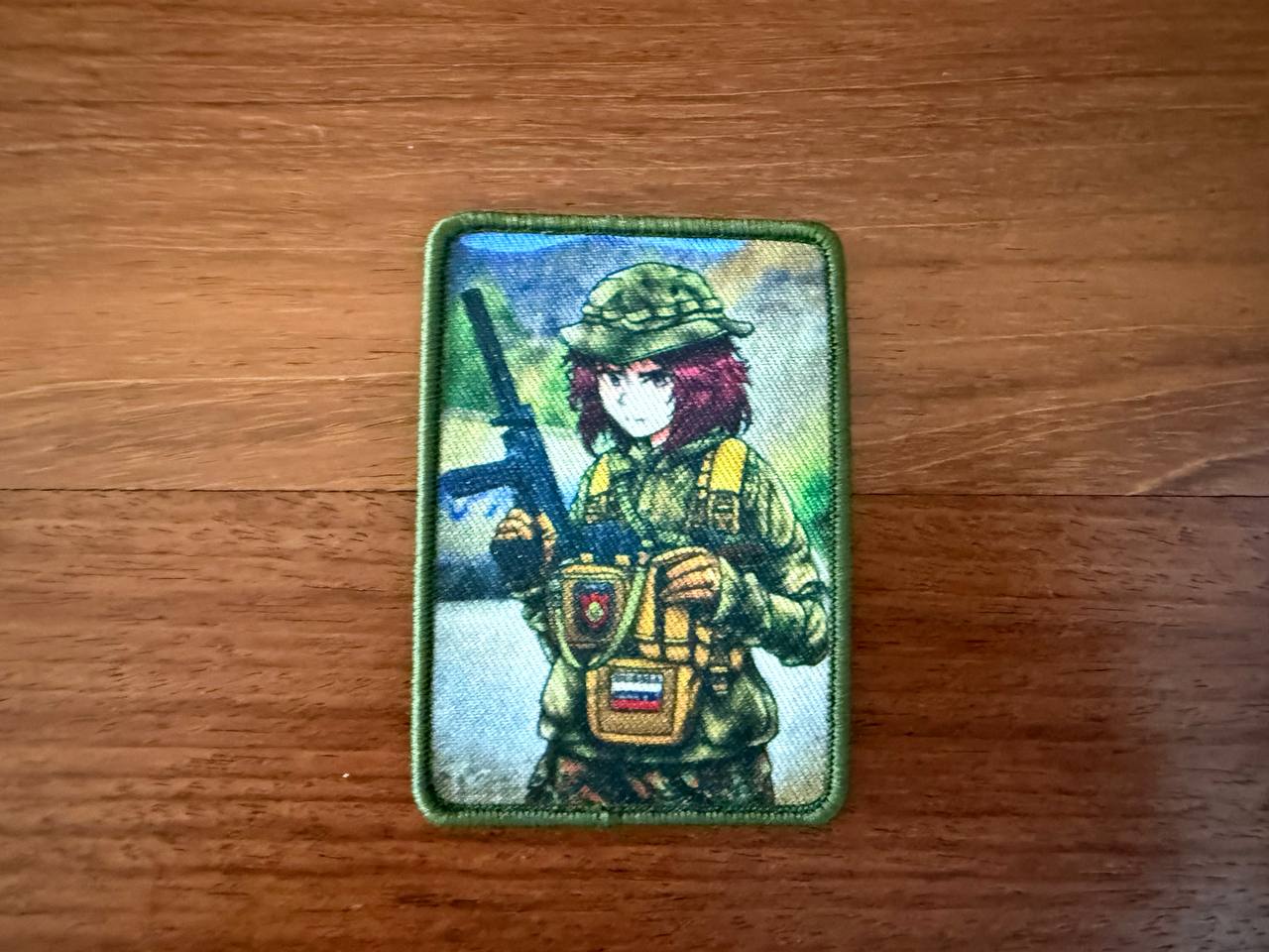 Russian Anime Girl Badge - Military Patch