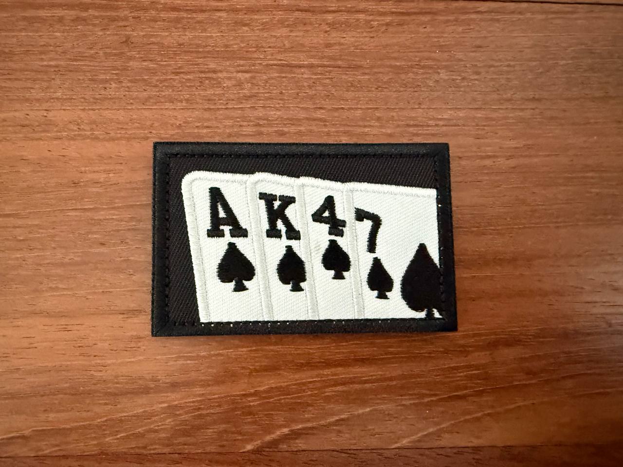 Russian AK47 Poker Hand Badge - Military Patch