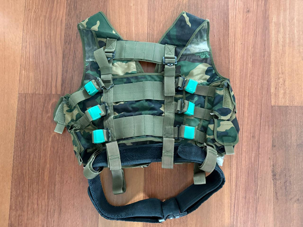 Russian Splav Les Tactical Vest - Woodland Camo