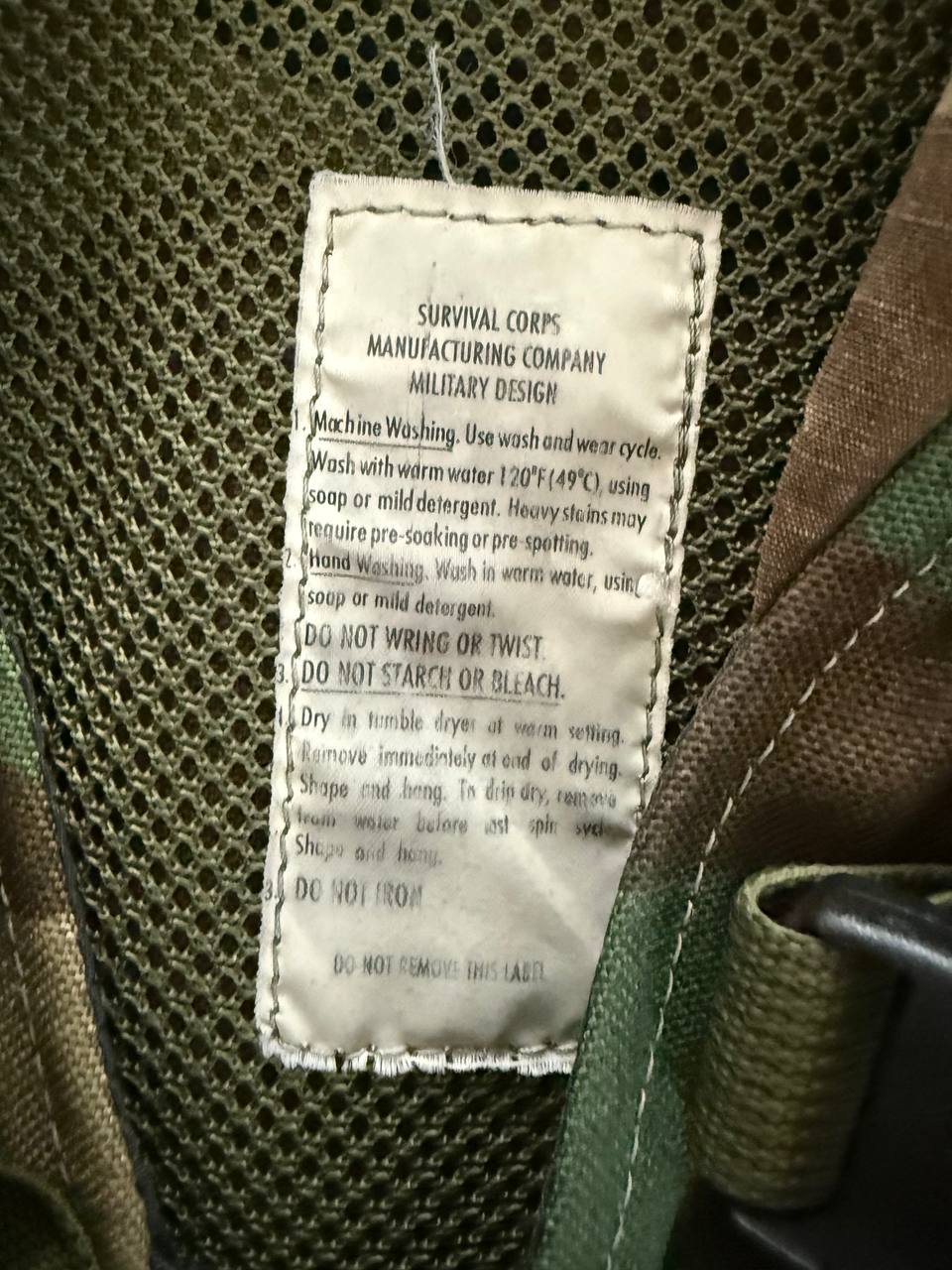 Russian Survival Corps (SRVV) Vest - Woodland Camo