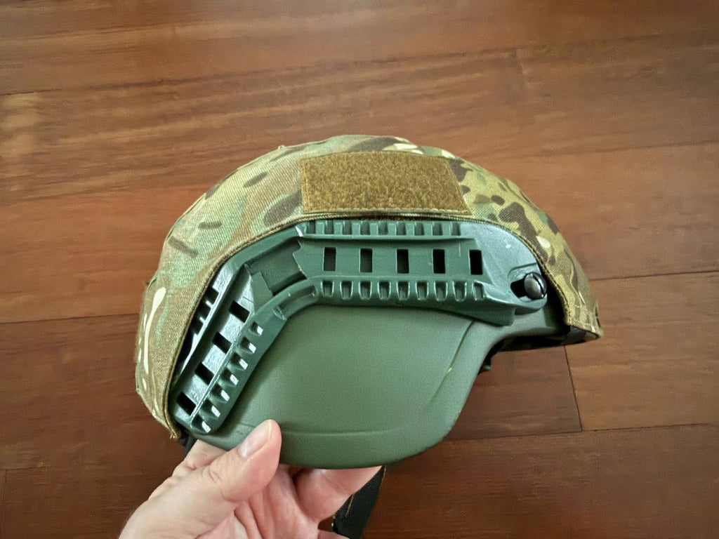 Russian FSB LShZ 1+ Low Cut Replica Helmet - Multicam Cover - Size 3